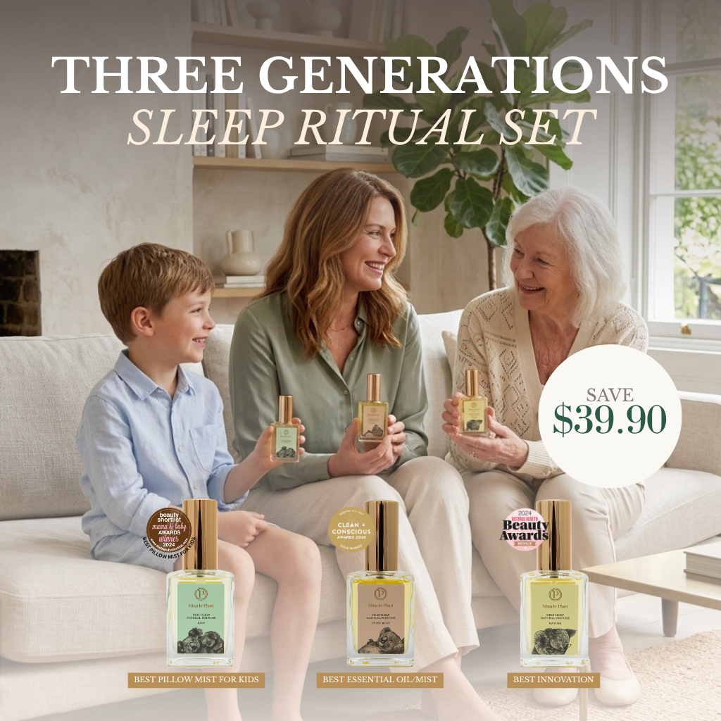Three Generations Sleep Ritual Set (30ml For Every Body + For Mature 30ml + For Kids 30ml)