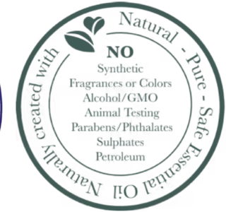 Miracle Plant naturally created stamp, no synthetic fragrances, alcohol, parabens or petroleum